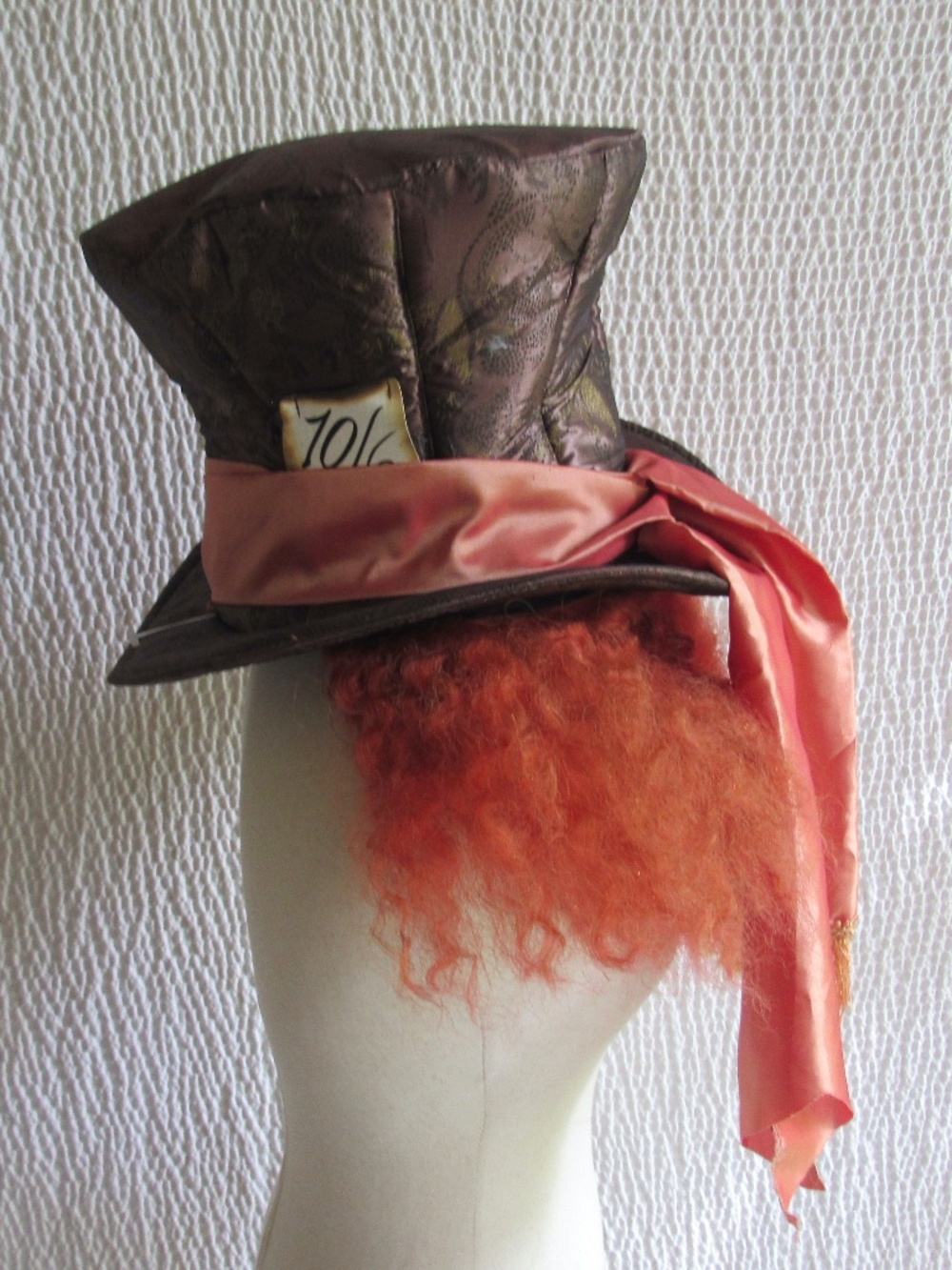 Disney Mad Hatter Hat Hair Costume Adult Large Alice Wonderland